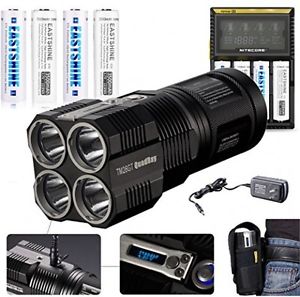 Bundle: Nitecore TM26GT 3500 Lumens 124000cd 4CREE XP-L HI V3 LED Flashlight By