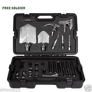 New the ultimate outdoor kit stainless steel camping survivel hiking set kit