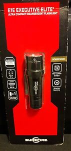 SUREFIRE E1E EXECUTIVE ELITE RARE FLASHLIGHT SEALED BLACK HA e2e crosshairs bnib