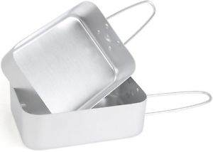 Trail Aluminium Mess Set (Pack of 2) - Silver. Delivery is Free