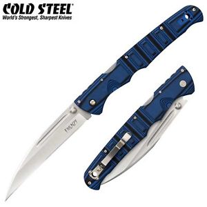 CS62PV2 Cold Steel Frenzy II 5.5" CTS XHP G10 Handles Blue/Black G10 Handles Loc