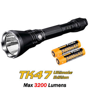 Fenix TK47 Cree XHP35 HI Neutral White  LED 1300Lmn Flashlight Torch + Battery