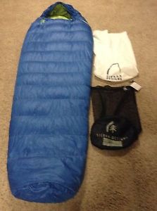 Sierra Designs Zissou 23 DriDown Sleeping Mummy Bag Long Left