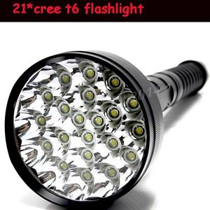 LAMPE TORCHE PROJECTEUR ULTRA PUISSANTE 21 LEDS 28000 LUMENS ANTICHOC WATERPOOF