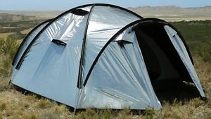Siesta 4 tent - Outback Logic w/ fan - coolest festival tent for the summer