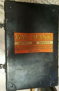 Gas Mask Container Davis Emergency Equiptment Inc Vintage Surplus