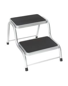 No Label 2 Step Stepladder for Caravan, Grey. Delivery is Free