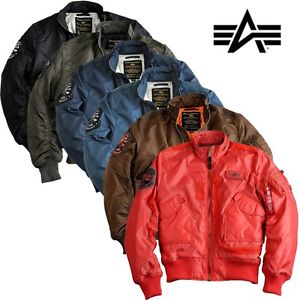 Alpha Industries Giacca Uomo Engine Bomber MA1 Inverno Men S fino 5XL NUOVO