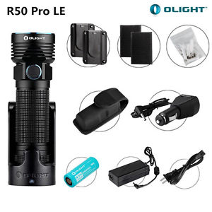 Olight R50 Pro LE Seeker Taschenlampe 3200 Lumen Cree XHP70 CW LED+26650 Akku DE