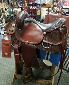 Crates 2221-4W reining saddle 16