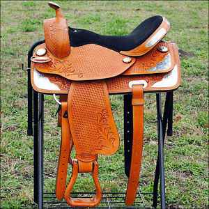 HILASON TREELESS WESTERN BARREL RACING TRAIL PLEASURE SADDLE 14 15 16 17 18