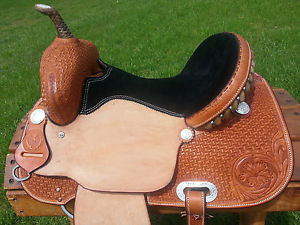 14.5" Hawkwood Saddlery Barrel Racing Saddle - Made in Texas
