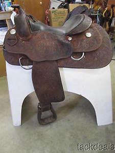 Jim Taylor Reiner Reining Saddle Used Older Model 16"