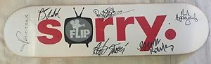 Vintage Flip Sorry Video Skateboard Deck Signed!!!  LQQK