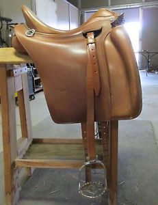 Zaldi Luso Deluxe Working Equitation Saddle, incl bridle, breast collar, crouper