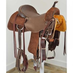 New! 16" Coolhorse Saddles Cutting Saddle Code: COOL16CUTCHOCBS