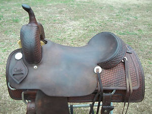 Cutting Saddle/ Coats Saddlery 17 Inch Hard Seat