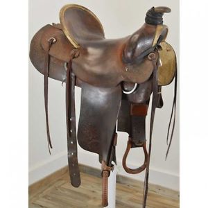 Used 15.5" Bohmfalk Saddles Ranch Saddle Code: C155BOHMFALKRAN