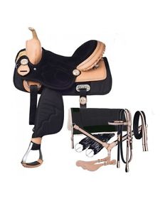 Tough-1 Western Saddle Western 7 Piece Set Lightweight 13