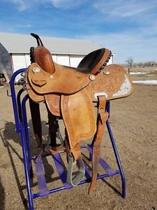 Triple Creek Barrel Saddle 14