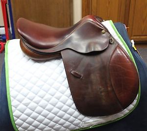 Used Pessoa GenX Close Contact Saddle - 16" Medium Tree - Extra Long Flap!