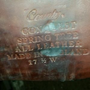 County Saddlery Conquest 17.5 inch wide tree