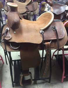 15" Santa Fe Ranch Cutter Roping Saddle