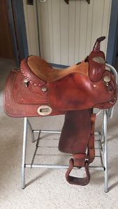 Billy Cook Longhorn 16" Seat Western Pleasure Show Saddle