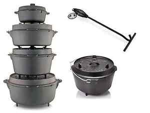 Forno olandese hot pot Petromax FT 1,3,6,9,12,18 mit/senza Tasca Del Piede