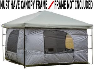 Standing Room 144 Family Cabin Camping Tent XXL 12x12 With 8.5 feet of Head 4 &