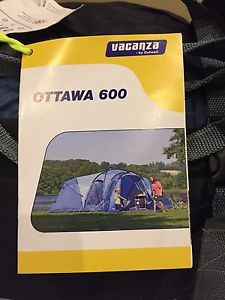 *SUPERB* OUTWELL OTTAWA 600 6 PERSON TENT-FULLY INTEGRAL GROUNDSHEET NOT VANGO