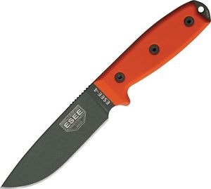 ES4PMBOD ESEE Modell 4 glatter Schneide feste Klinge Messer ESEE