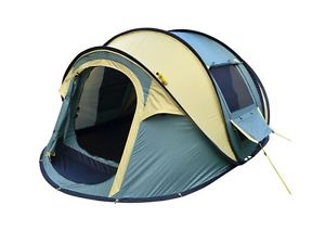 New Outdoor Connection Easy Up 3 Person Camping & Hiking Family Tent Light Tents