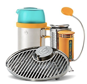 BioLite \Bundle CampStove, Portable Grill KettlePot Attachment NEW FREE SHIP