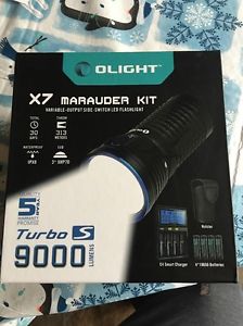 Olight X7 Marauder 9000 Lumens Flashlight Searchlight - X7