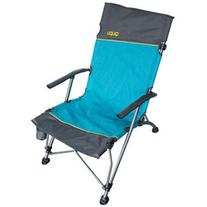 Camping Stuhl 4 foldable Camping chairs high backrest for maximum Komfort