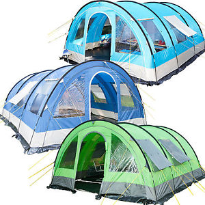 Skandika Helsinki 6 Person Man Tunnel Family Group Tent 5000mm Water Column New