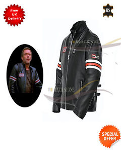 Neuf moto style cuir veste décontractée noir veste cuir veste de film