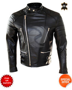 mode noir veste cuir classique veste moto style cruiser veste