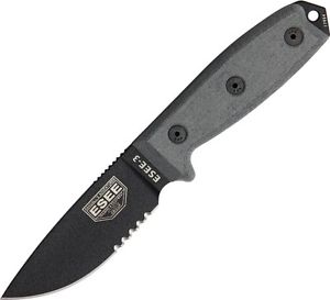 ES3SBMB ESEE 3 Modellteil feststehendes Messer gezahnt ESEE