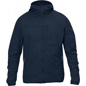 FJALLRAVEN MENS HIGH COAST WIND JACKET NAVY (LARGE)