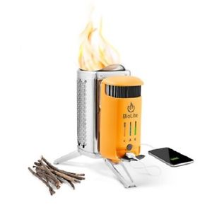 BioLite Campstove 2 USB Charger Stove Wood Burning Clean Energy New Generation