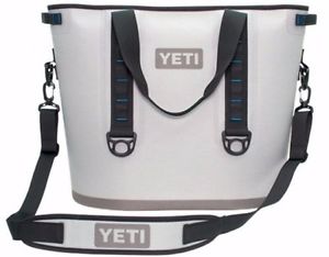 Yetti Hopper 40 Cooler Fog Gray Tahoe Blue 100% Leakproof NEW IN BOX