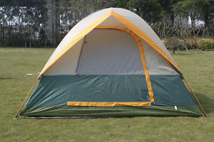 3-4 Persons Pop Up 1's Double-deck Waterproof Outdoor Camping Hiking Tent @