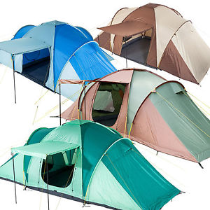 Skandika Daytona & Silverstone Family Group Dome Tents 6-9 Person Man New