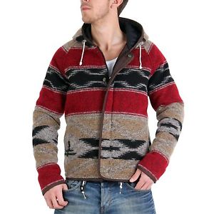 MUSEUM da uomo invernale Giacca Folk Felpa con cappuccio Etno MU21595 taglia XL