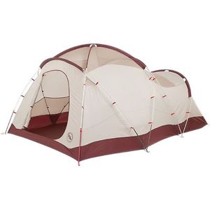 Big Agnes Flying Diamond 6 Tent: 6-Person 4-Season Wine/Tan One Size