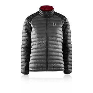 Haglofs Essens Mimic Womens Grey Black Pertex Water Resistant Jacket Top