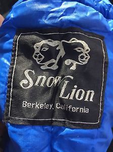 VINTAGE Snow Lion Super R Mummy Sleeping Bag Style 7051 Expedition 32"x91" 60oz