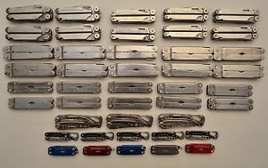 Leatherman Wave, Skeletool, Super Tool, PST, Style - lot of 43    (6)